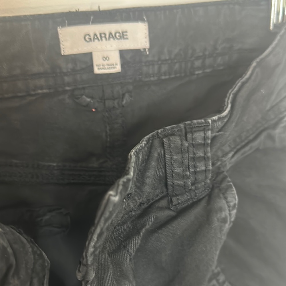 Garage Black Cargo Jeans Relaxed Fit - Picture 2 of 5